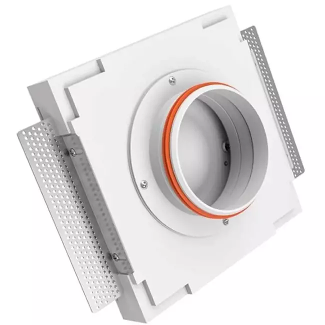 Ergovent valvola di ventilazione canalizzabile senza telaio quadrata 100 mm