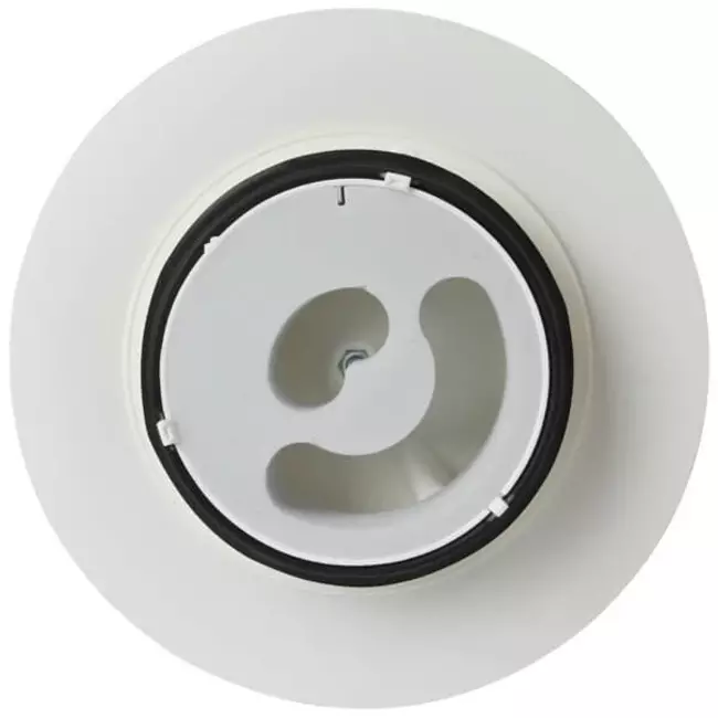 Valvola di design a soffitto o a muro Vasco deluxe tonda (incl. smiley)