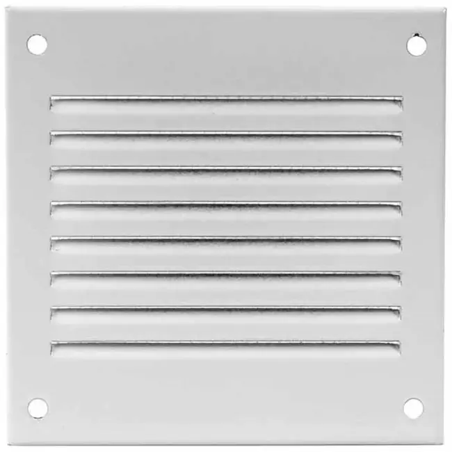 Griglia metallica 100x100 mm bianca - MR1010