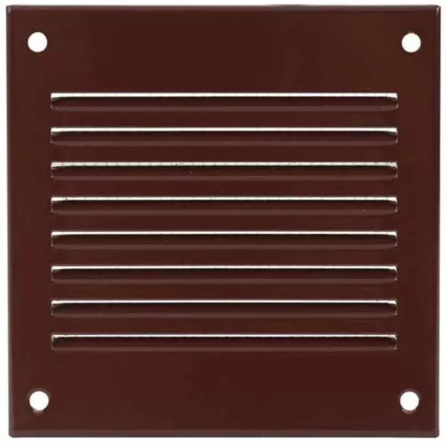 Griglia metallica 100x100 mm marrone - MR1010B