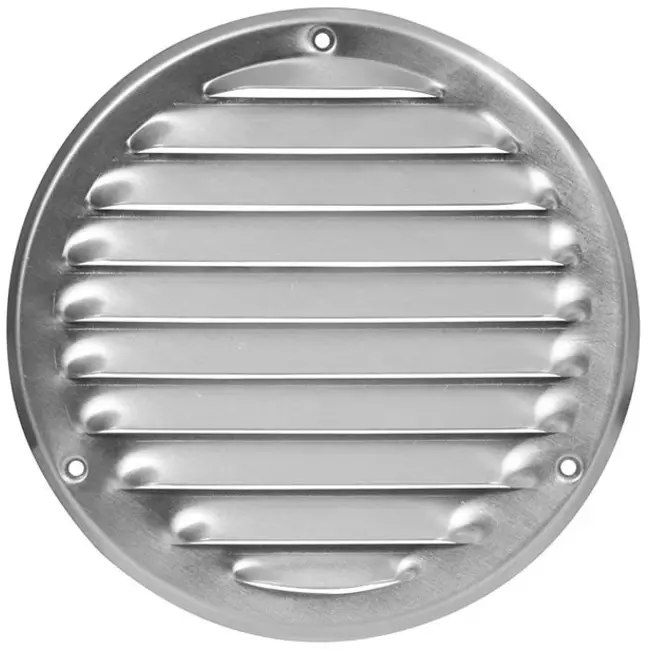 Griglia di aerazione in metallo tonda Ø 160 mm alluminio - MR160Al
