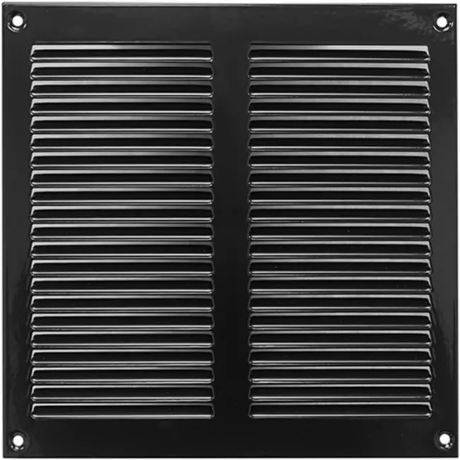 Griglia metallica 200x200 mm nera - MR2020M - RAL9005
