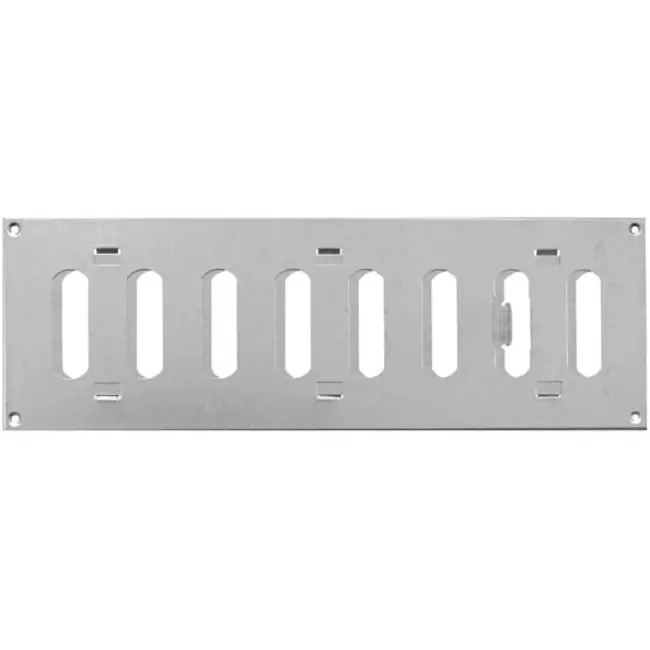 Griglia metallica regolabile 300x100 mm zincata - MR3010RZn