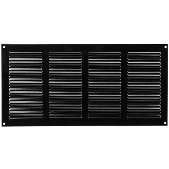 Griglia metallica 400x200 mm nera - MR4020M - RAL9005