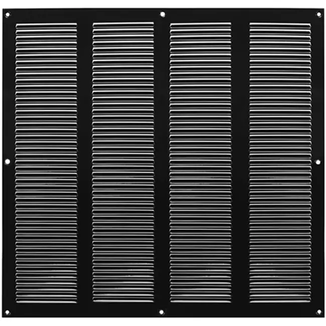 Griglia metallica 400x400 mm nera - MR4040M - RAL9005