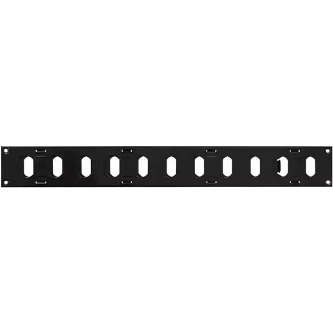 Griglia metallica regolabile 400x50 mm nera - MR405RM - RAL9005