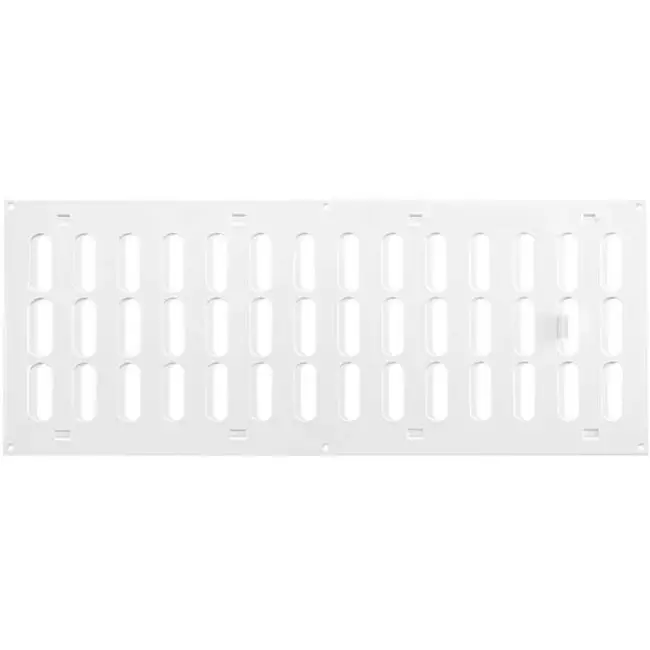 Griglia metallica regolabile 500x200 mm bianca - MR5020R - RAL9016