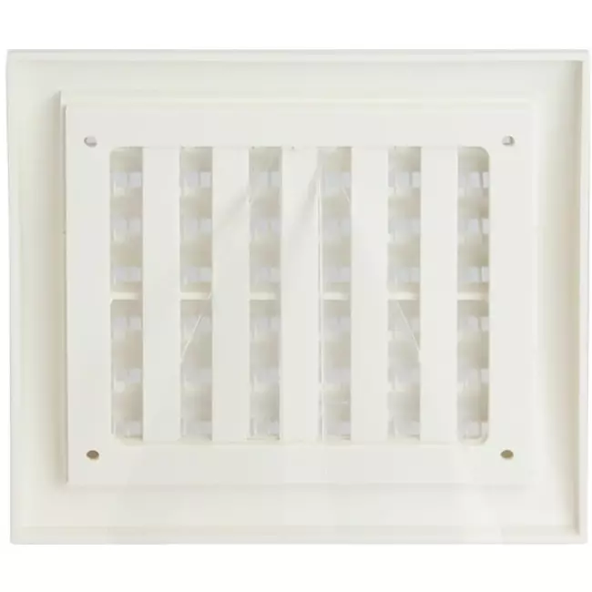 Griglia da muro regolabile 150x150 bianca - N10R
