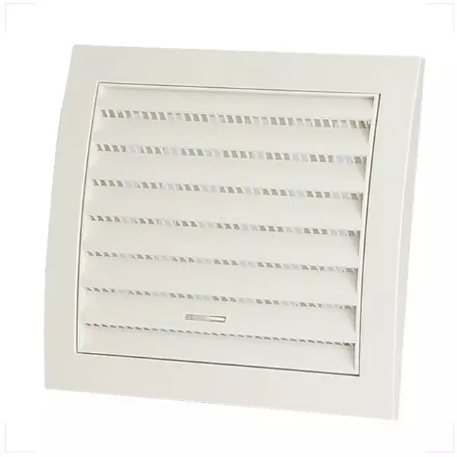Griglia da muro regolabile 150x150 bianca - N10R