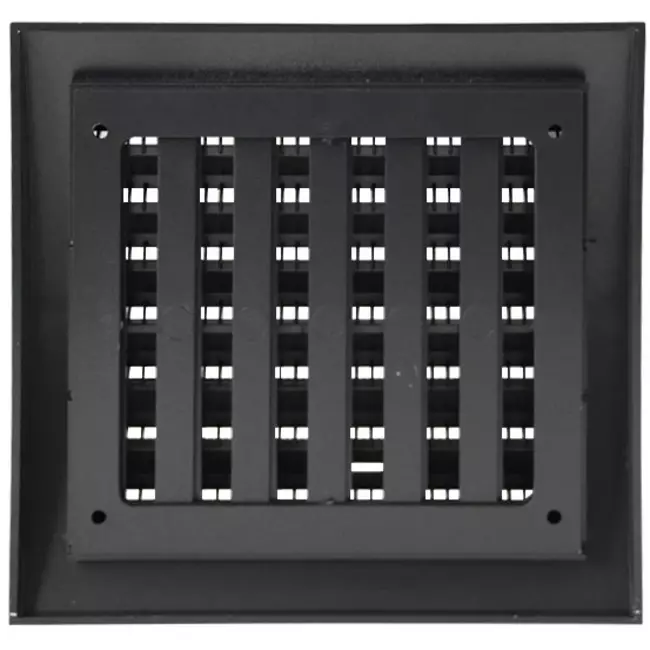 Griglia a muro regolabile 190x190 mm antracite - N12RA