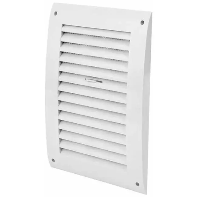 Griglia a muro regolabile 250x170 mm bianca - N25R