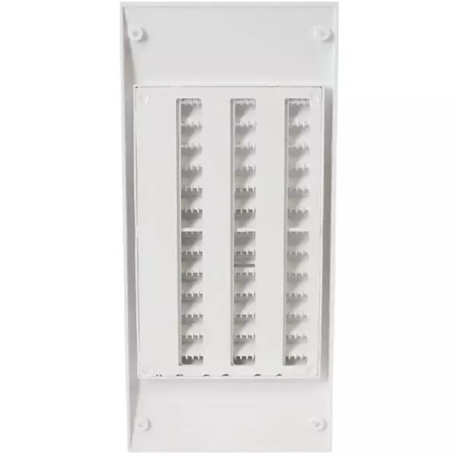 Griglia a muro regolabile 300x140 mm bianca - N30R
