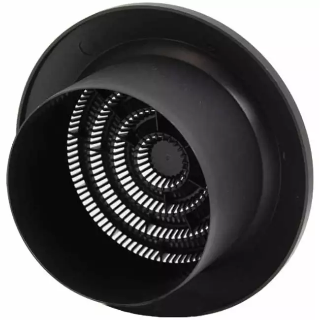 Griglia di aerazione tonda grata Ø100 mm antracite - NGA100A