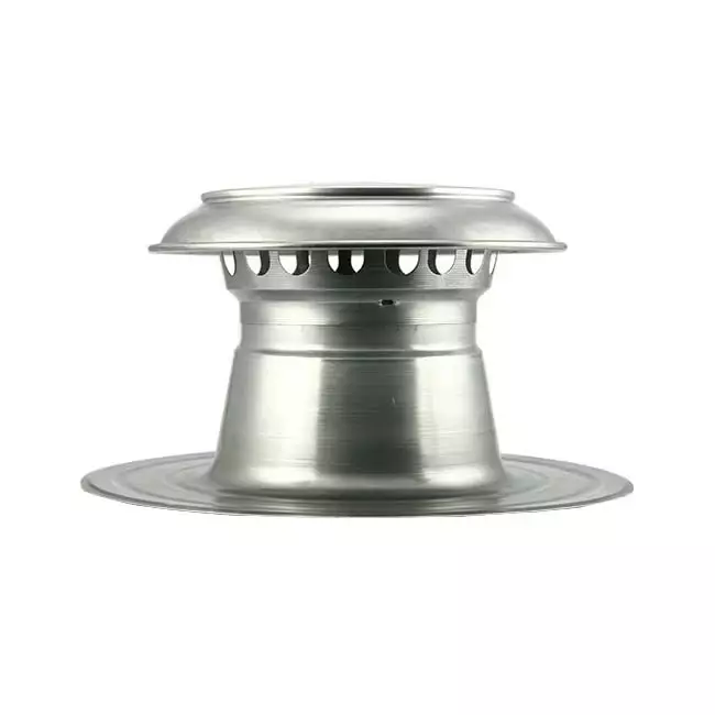 Ventilazione per tetto piatto Vent-Alluminio 2000 a parete singola 315 mm