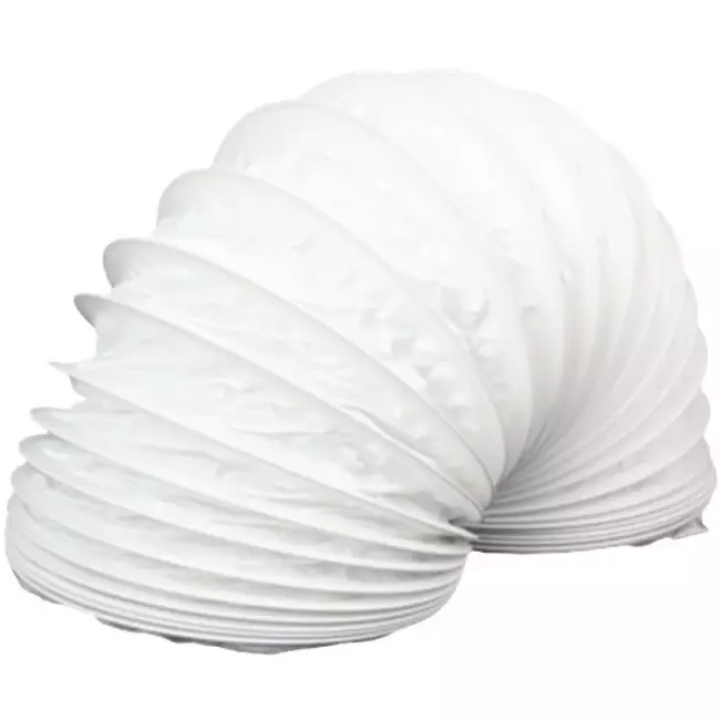 Tubo di ventilazione flessibile bianco 150 mm (6 metri)
