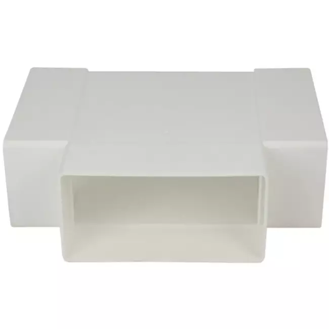 Raccordo a T rettangolare in plastica 110x55 - KT