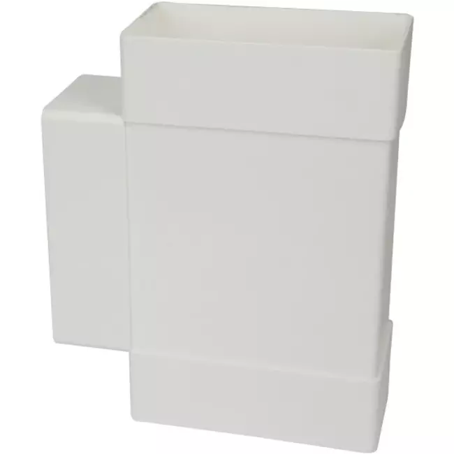 Raccordo a T rettangolare in plastica 110x55 - KT