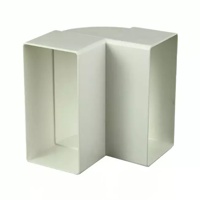 Curva rettangolare in plastica 90° 110x55 - KLV