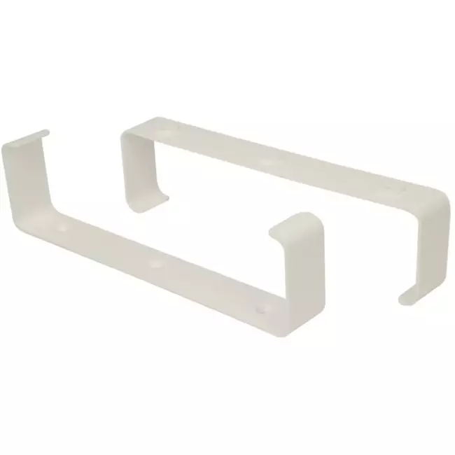Staffe rettangolari in plastica (2 pezzi) 220x90 mm - KZ29