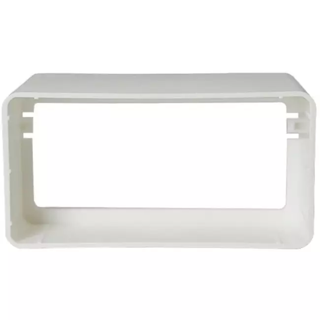 Connettore rettangolare in plastica 110x55 - KS
