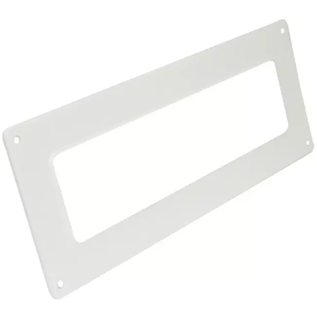Flangia a parete rettangolare in plastica 220X55 mm - KF25
