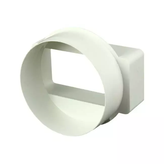 Riduttore rettangolare in plastica Ø 100 mm - 110x55 - KSD1