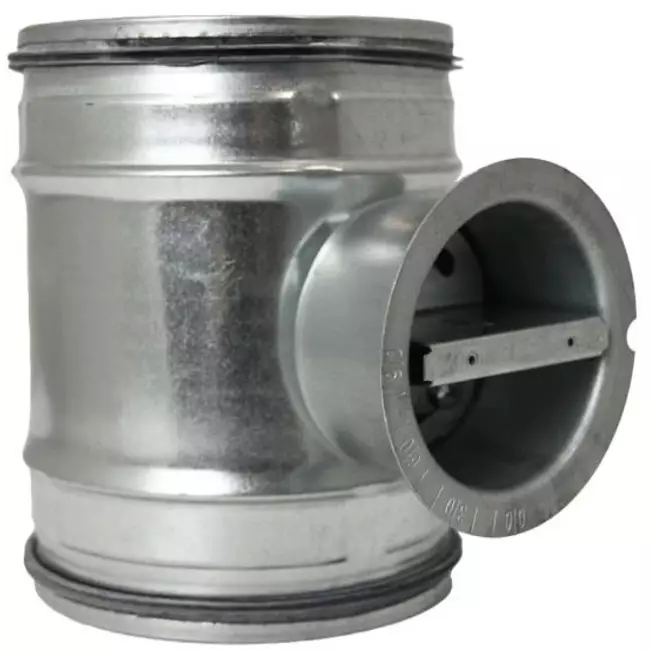Valvola di controllo Ø 100 mm per tubo spiro