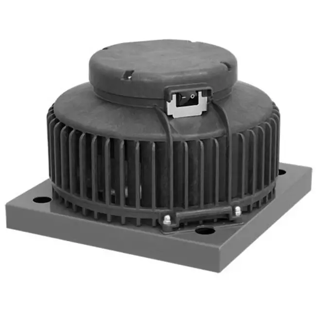 Aspiratore da tetto in plastica Ruck con interruttore di isolamento 450 m³/h - DHA 220 E4P 01