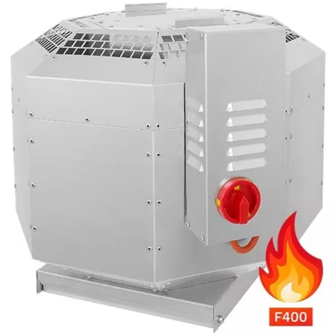 Aspiratore da tetto verticale per estrazione fumi da cucina Ruck silenziato 2710 m³/h (DVNI 280 D2 F4 30)