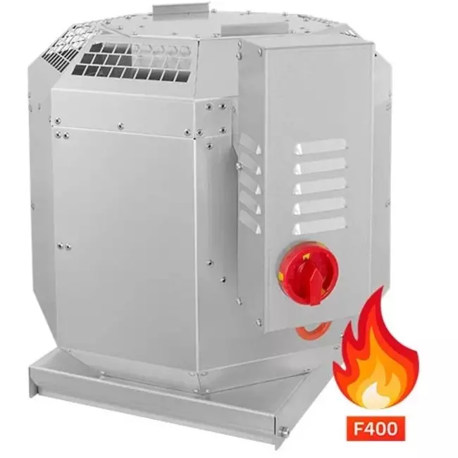 Aspiratore da tetto verticale per estrazione fumi da cucina Ruck 3795 m³/h (DVN 315 D2 F4 30)