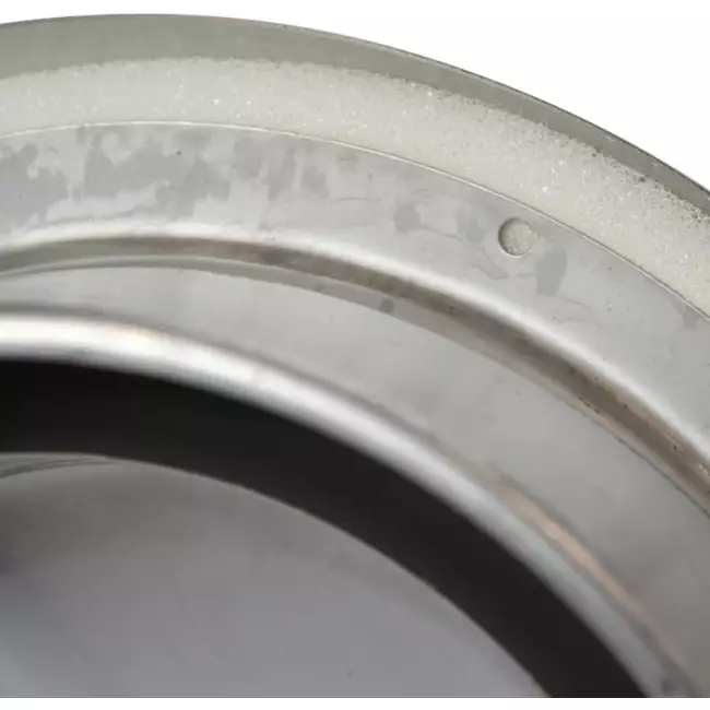 Valvola di estrazione di ventilazione in acciaio inox Ø 125 mm con boccola di montaggio - DVS125Y/ 1