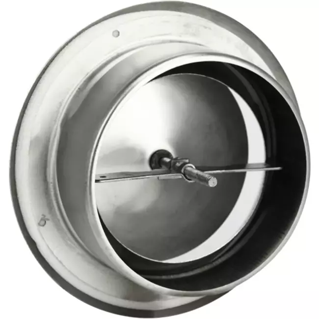 Valvola di alimentazione di ventilazione in acciaio inox Ø 125 mm con boccola di montaggio - DVS-PY125