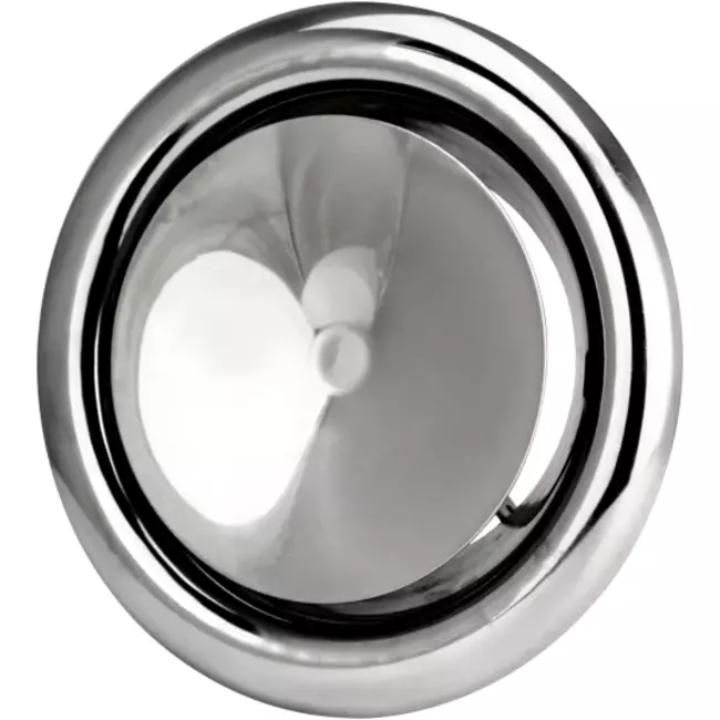 Valvola di alimentazione di ventilazione in acciaio inox Ø 125 mm con boccola di montaggio - DVS-PY125