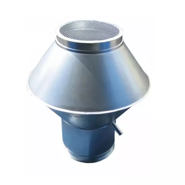 Cappello antivento 125 mm (RVS / INOX)