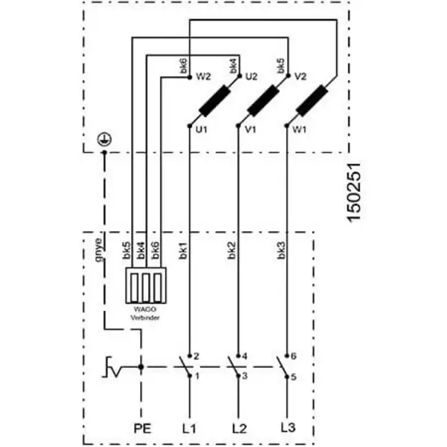 Aspiratore da tetto per estrazione fumi Ruck orizzontale fino a 200 °C costante e 400 °C/120 min - 2030 m³/h (DHN 225 D2 F4 30)