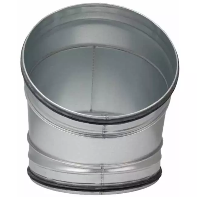 Curva tonda spiro 45° Ø 250 mm per tubo spiro