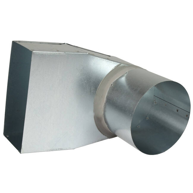 Angolo di ardesia 220x80 mm a diametro 125 mm per canalizzazione
