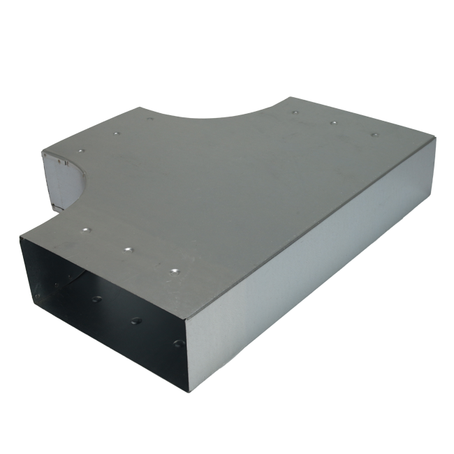 Raccordo a T 90 gradi 300x80 - 220x80 per canalizzazione