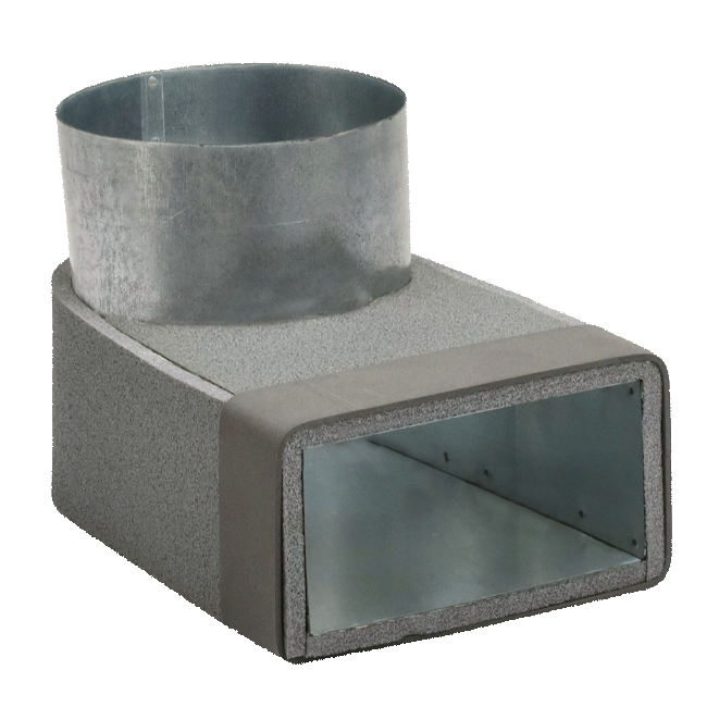 Gomito Thermoduct 170 mm x 80 mm a diametro 160 mm per canalizzazione
