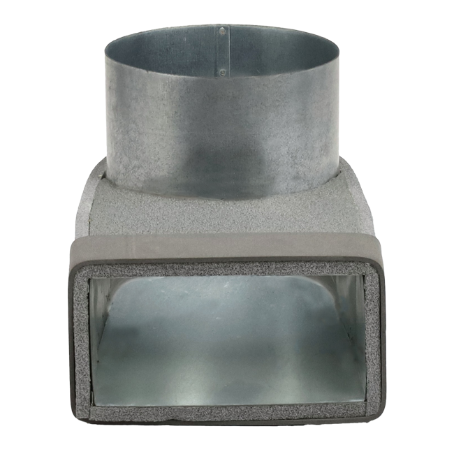 Gomito Thermoduct 170 mm x 80 mm a diametro 160 mm per canalizzazione