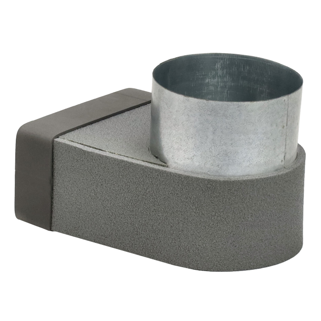 Gomito Thermoduct 170 mm x 80 mm a diametro 160 mm per canalizzazione