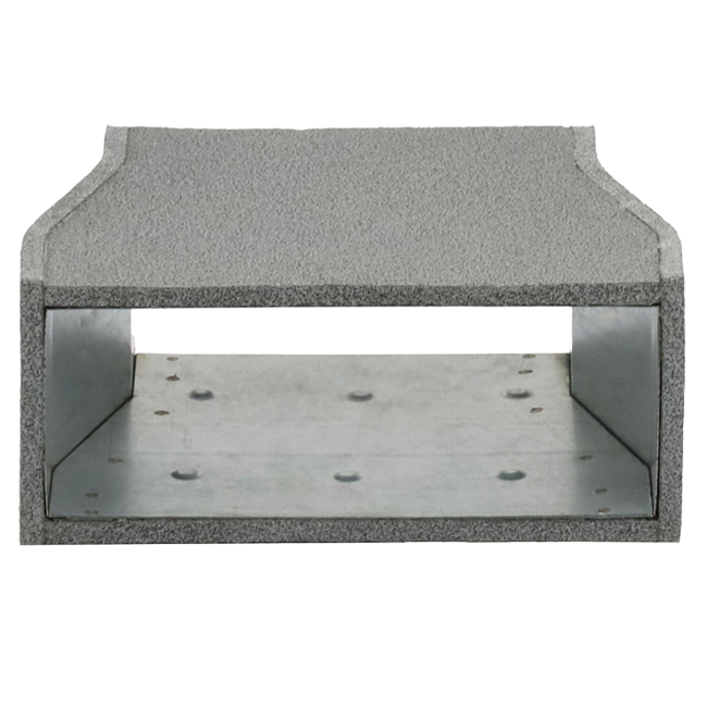 Riduttore per termodotti da 300x80 a 170x80 per canalizzazioni