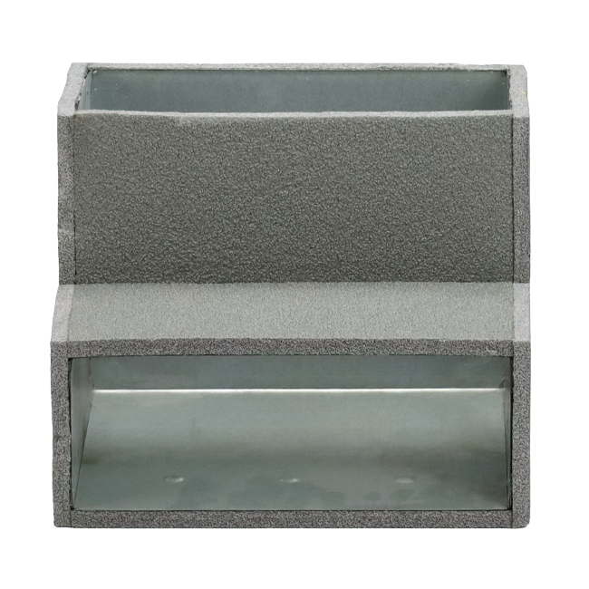 Termodotto a gomito 90 gradi 220x80 mm verticale