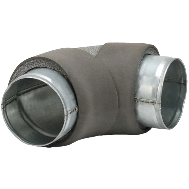 Termodotto diametro di curvatura 80 mm 90 gradi (non sicuro)