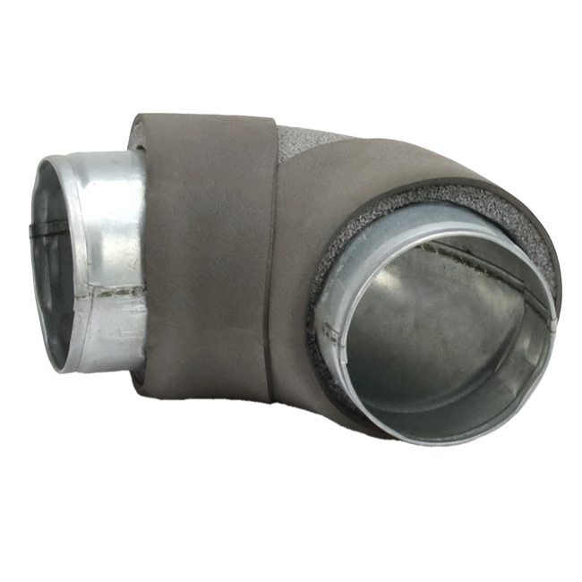 Termodotto diametro di curvatura 80 mm 90 gradi (non sicuro)