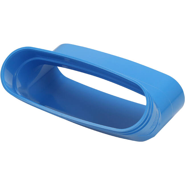 Wavin Ventiza Curva 45 gradi PVC ovale 235x80 mm verticale M/S