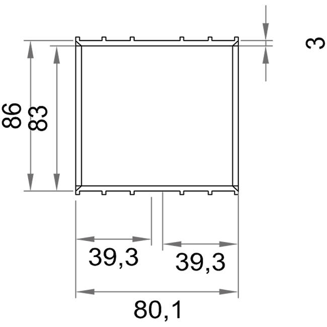 Wavin Ventiza Giunto collante PVC ovale 195x80 mm M/M