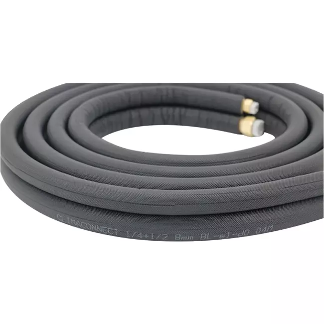 Set di tubi di raffreddamento ClimaConnect con raccordi svasati  1/4-3/8, lunghezza 4 metri