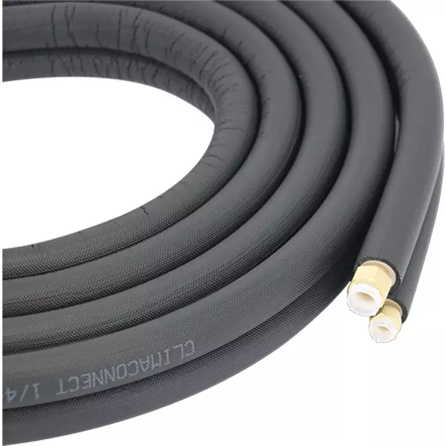 Set di tubi di raffreddamento ClimaConnect con raccordi svasati  1/4-3/8, lunghezza 5 metri
