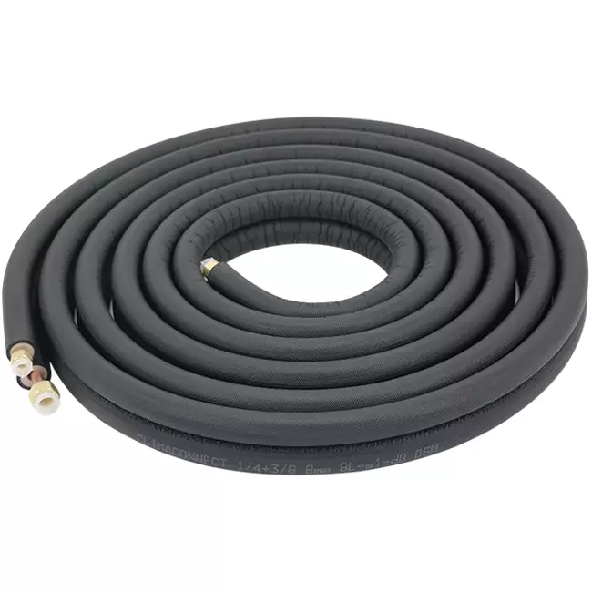 Set di tubi di raffreddamento ClimaConnect con raccordi svasati  1/4-3/8, lunghezza 6 metri